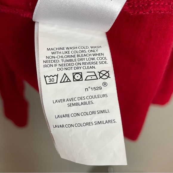 Polo Ralph Lauren Bear Christmas Tree Tux Boy XL 18-20 Red Long Sleeve Graphic - Picture 12 of 13